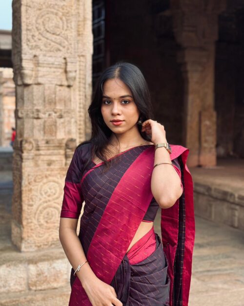 Arani semi silk sarees - Image 4